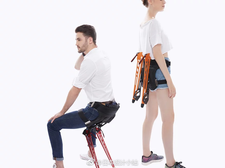 可随身携带的外骨骼椅子 (LEX)