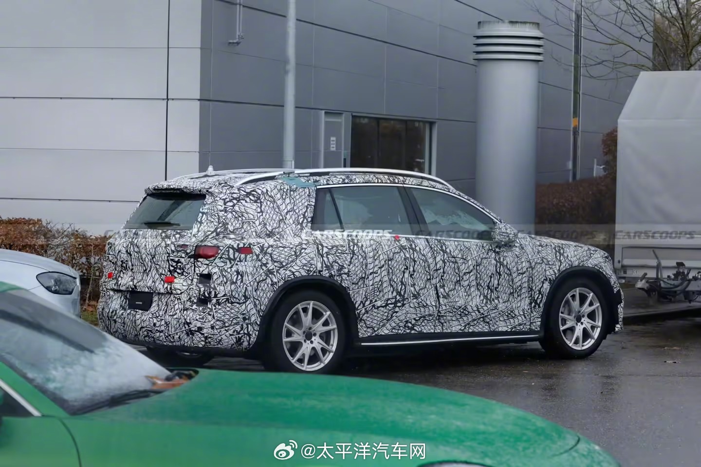 奔驰GLC EQ七座版谍照曝光，空间动力全面升级