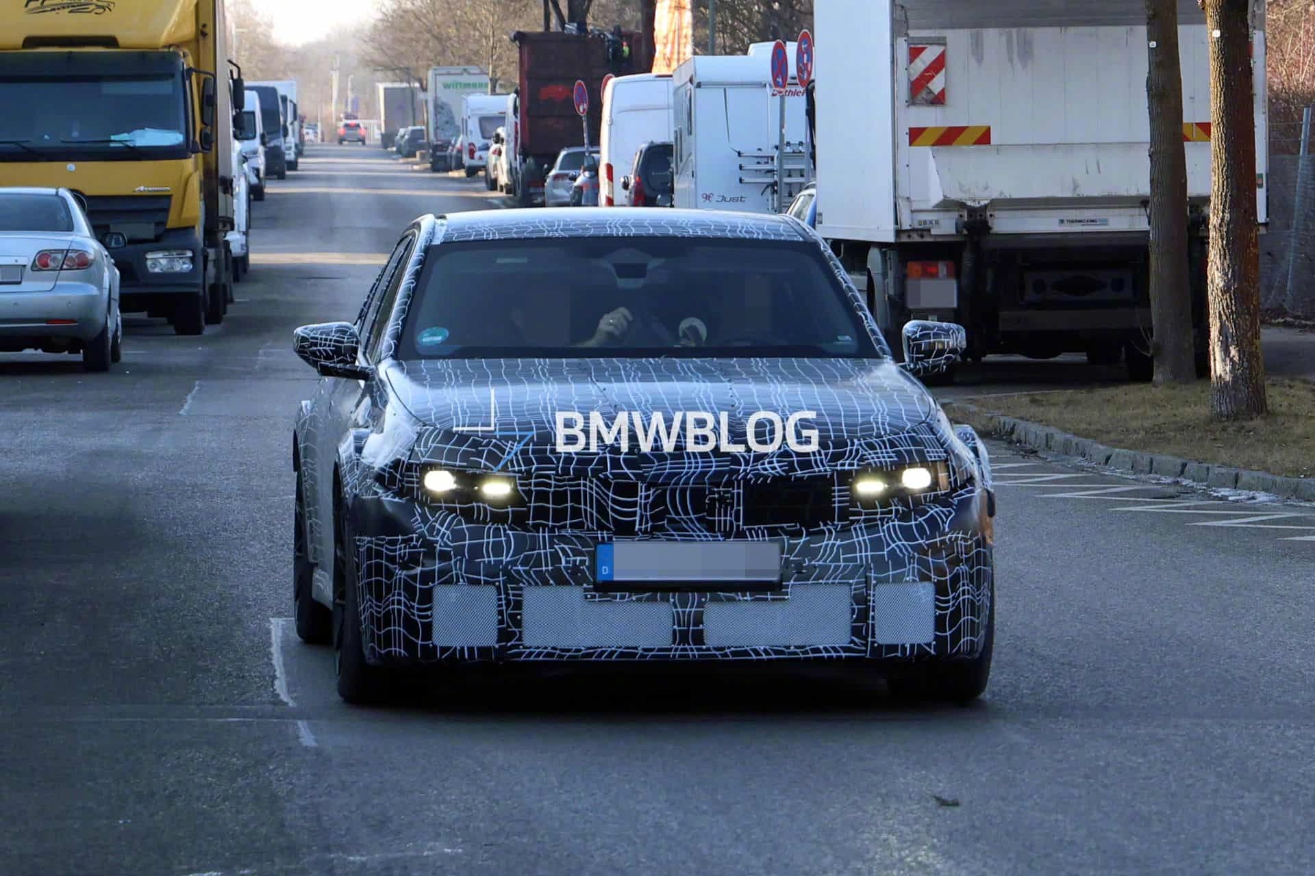 2028款宝马M3路测图首曝，搭载S58直六轻混引擎