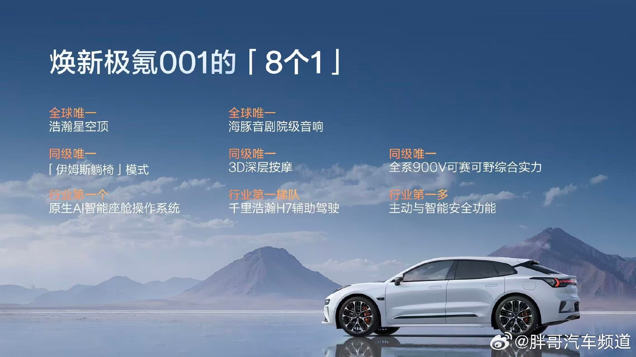 2026款极氪001上市，标配900V平台及H7辅助驾驶