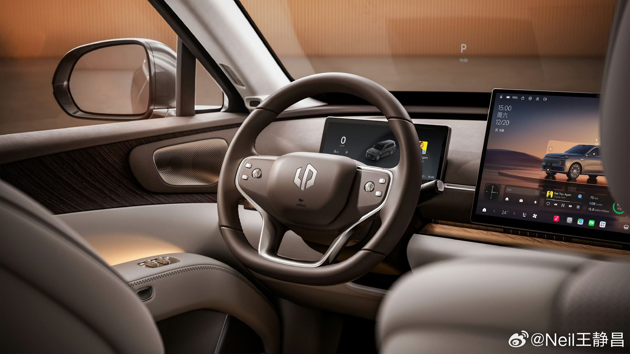 零跑D19内饰细节曝光，旗舰级SUV豪华质感拉满