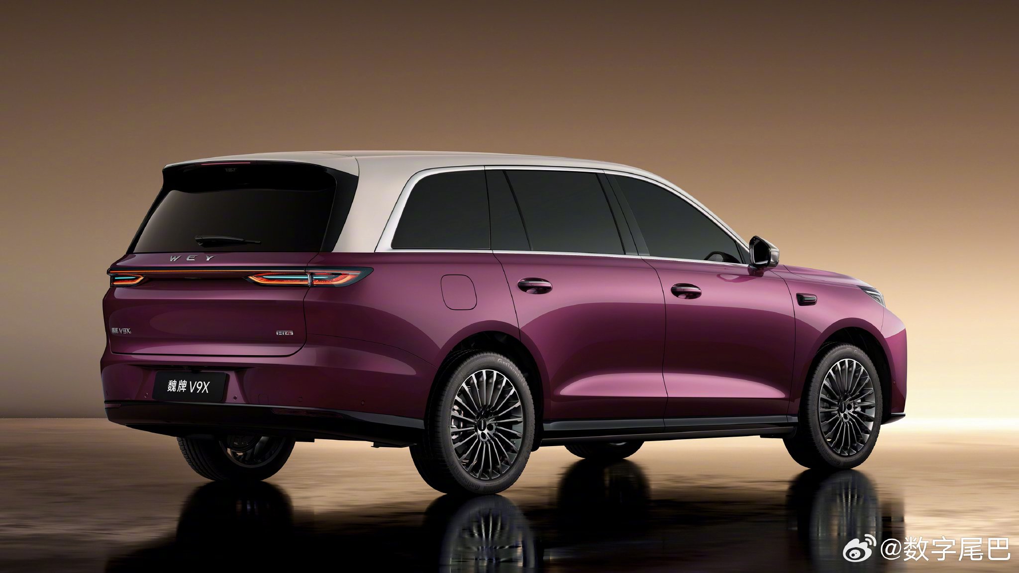 魏牌V9X首发搭载AI智能体，定位豪华六座SUV