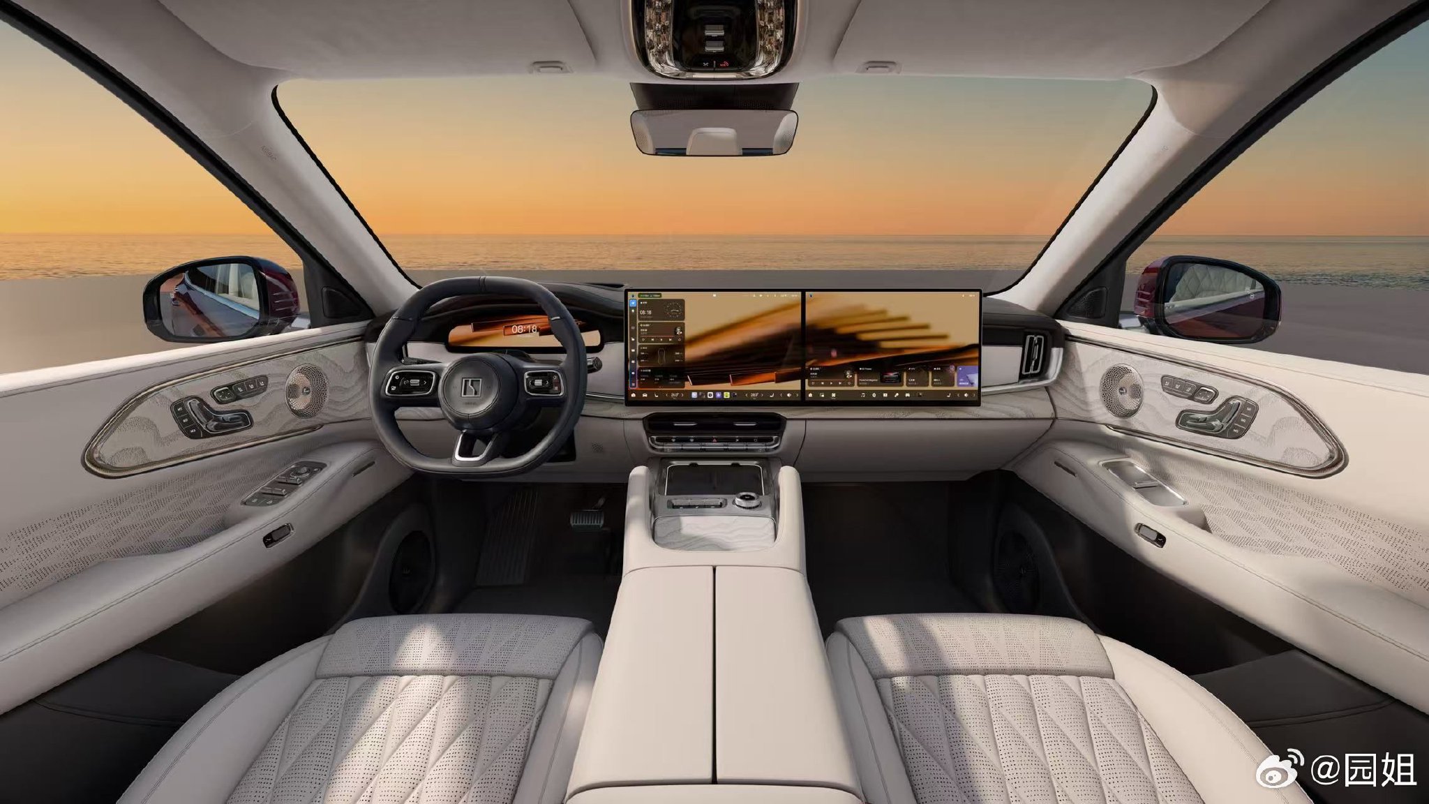 极氪8X内饰首发，宾利同源音响、9.5L冰箱吸睛