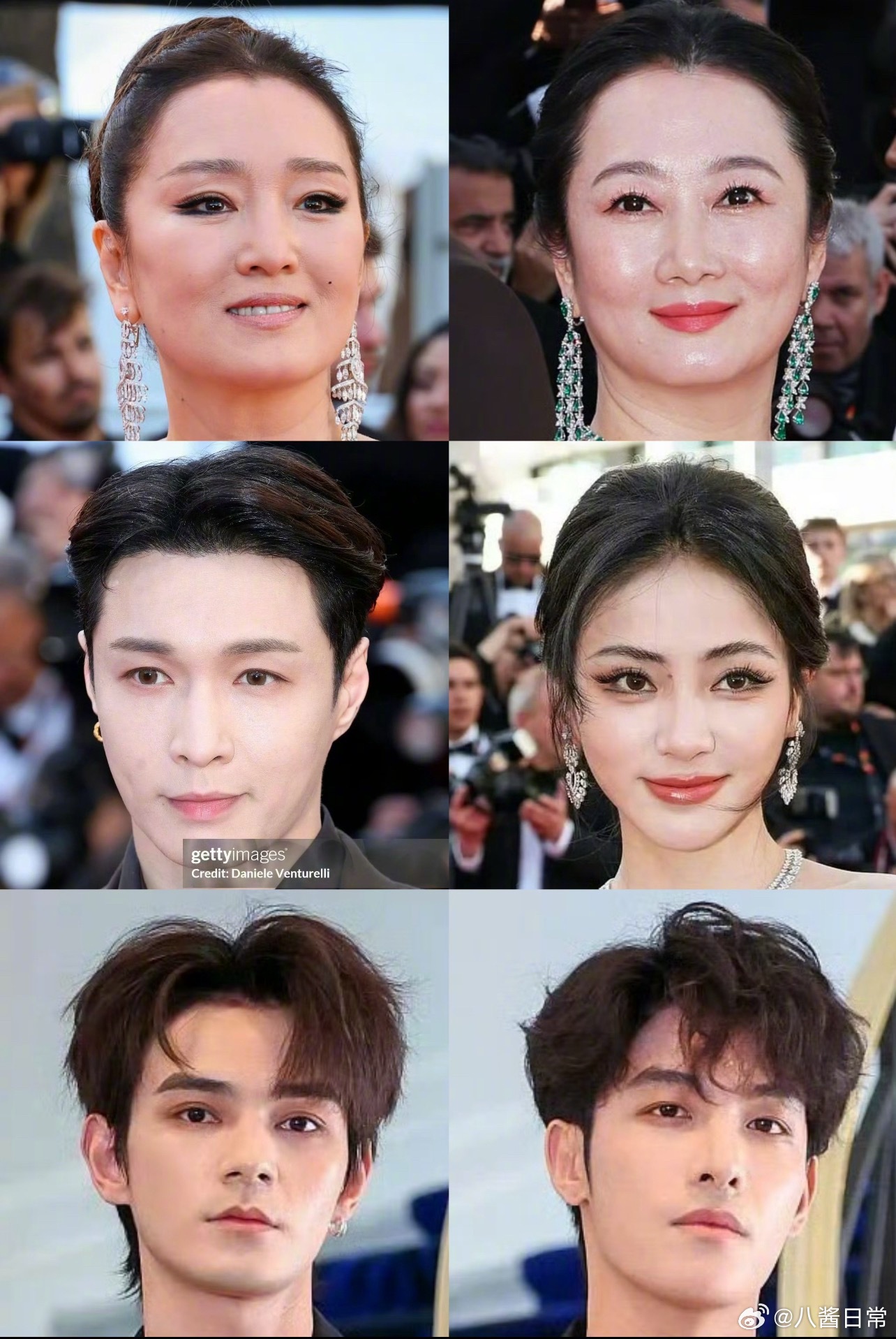 巩俐领衔中国明星亮相戛纳红毯