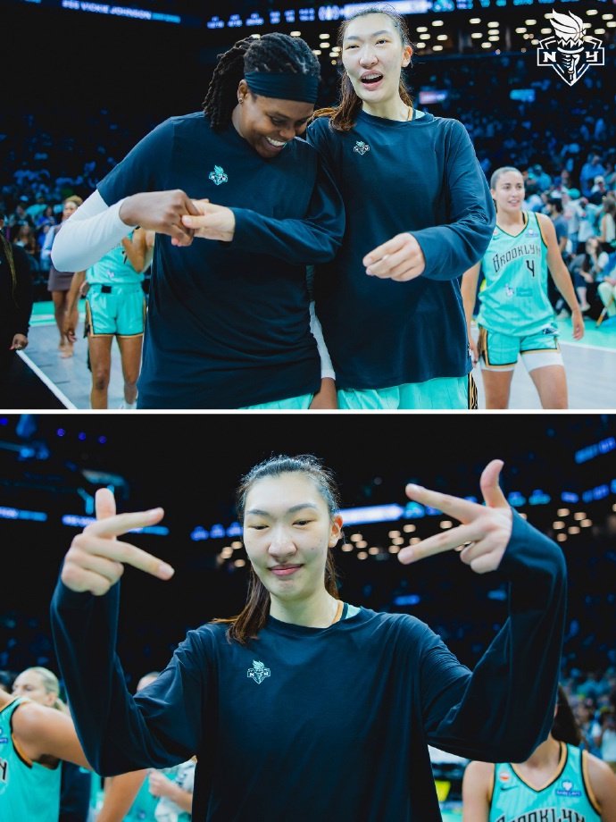 今天WNBA常规赛纽约自由人85-66战胜了芝加哥天空…