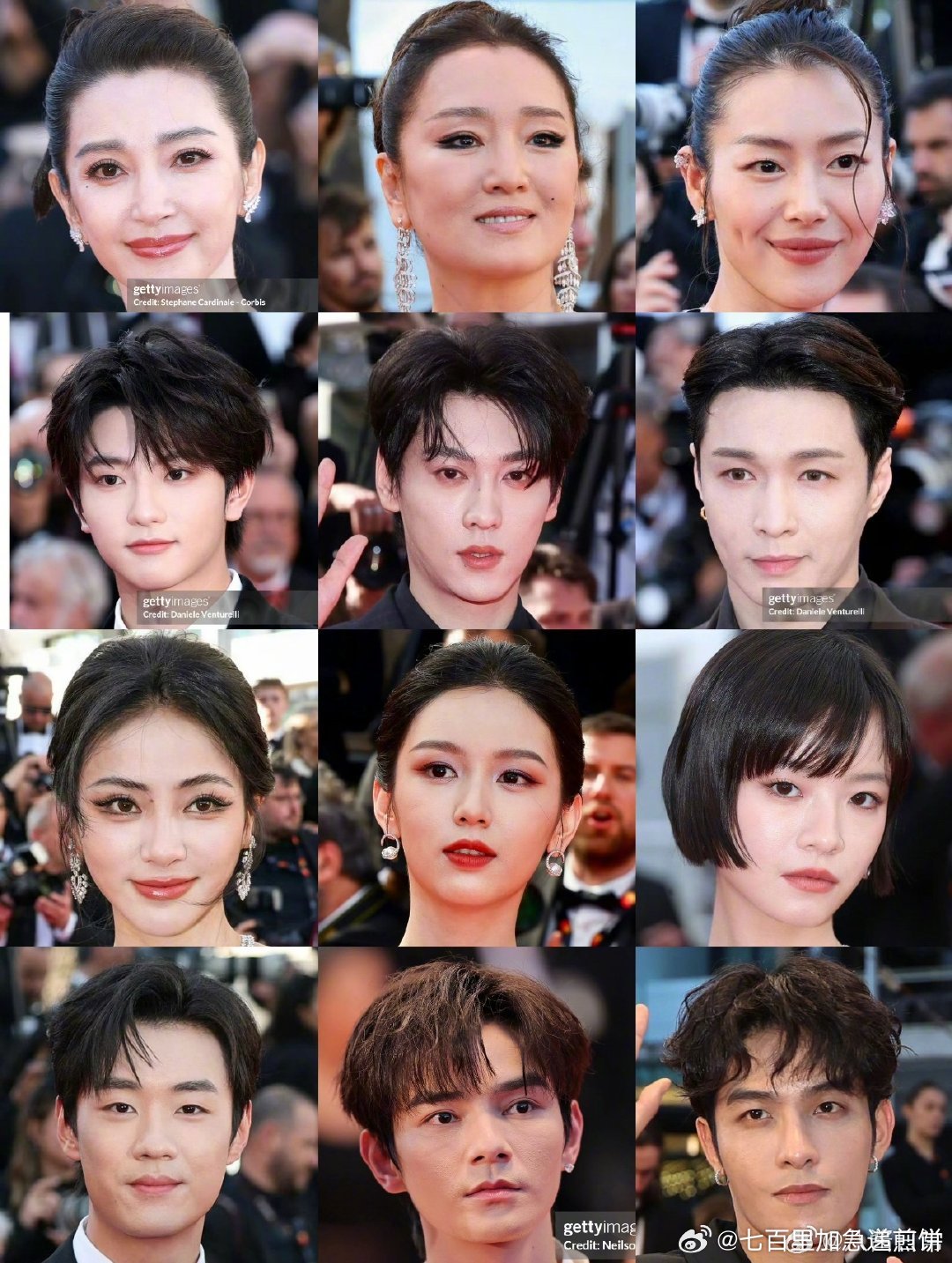戛纳红毯怼脸生图曝光，巩俐李冰冰等12位明星状态一览