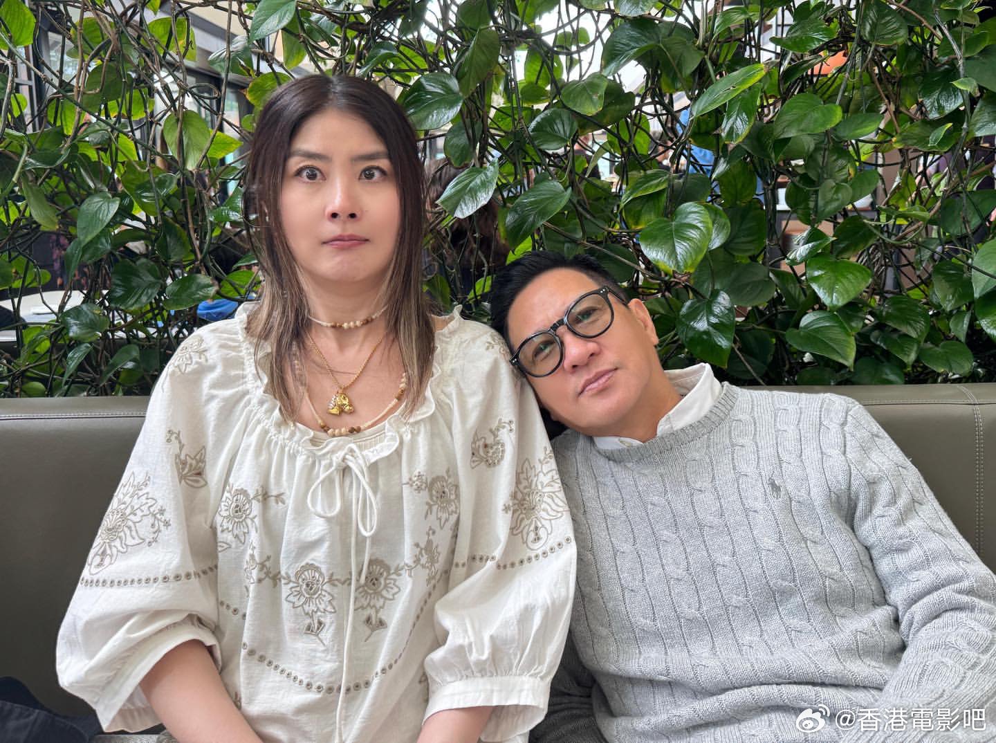 张家辉陈慧琳晒新年合照