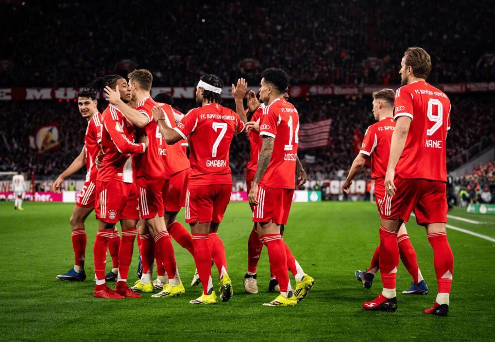 拜仁2-0胜莱比锡时隔六年重返德国杯四强