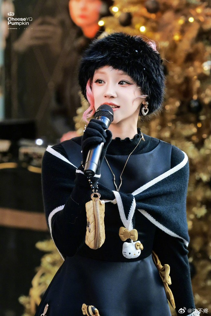 宋雨琦亮相贵气娇美如财阀千金