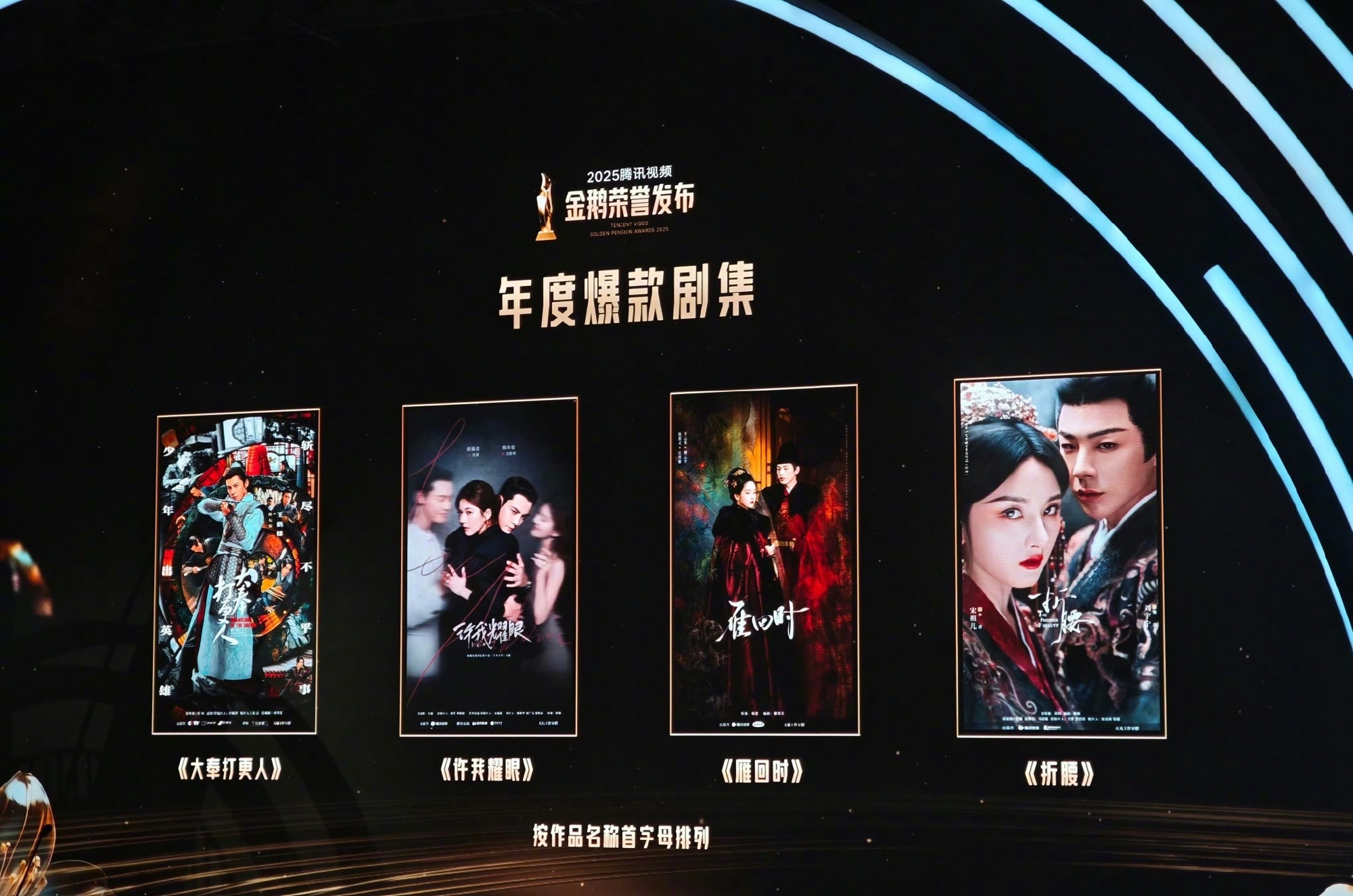 腾讯视频2025年爆款剧集公布，王鹤棣田曦薇赵露思陈伟霆等主演