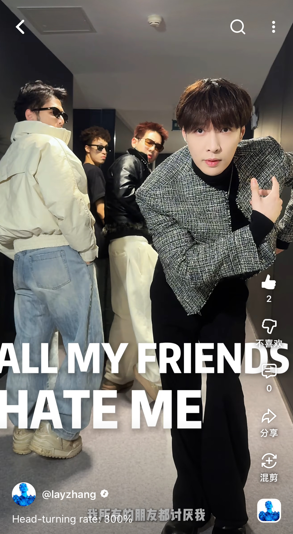 张艺兴油管频道更新，回头率300%视频上线