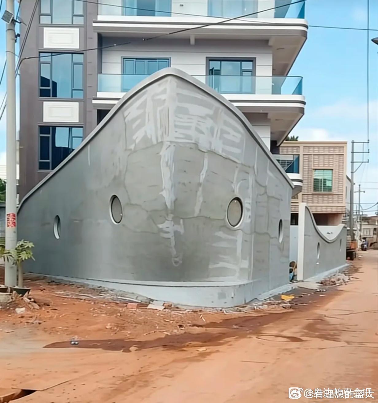 房主设计独特拐弯抹角寓意乘风破浪