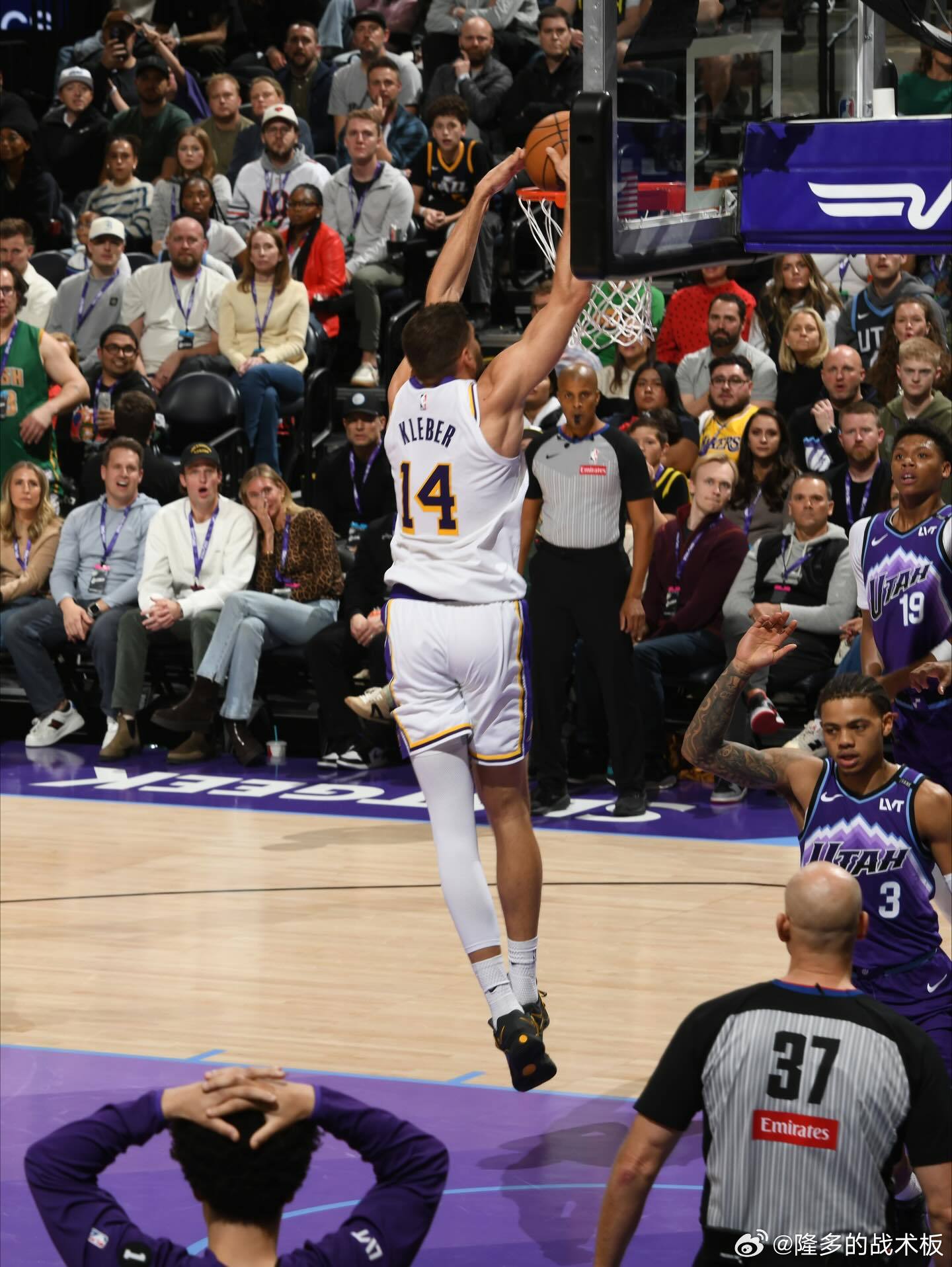 克勒贝尔今日复出，上次对阵爵士贡献关键防守