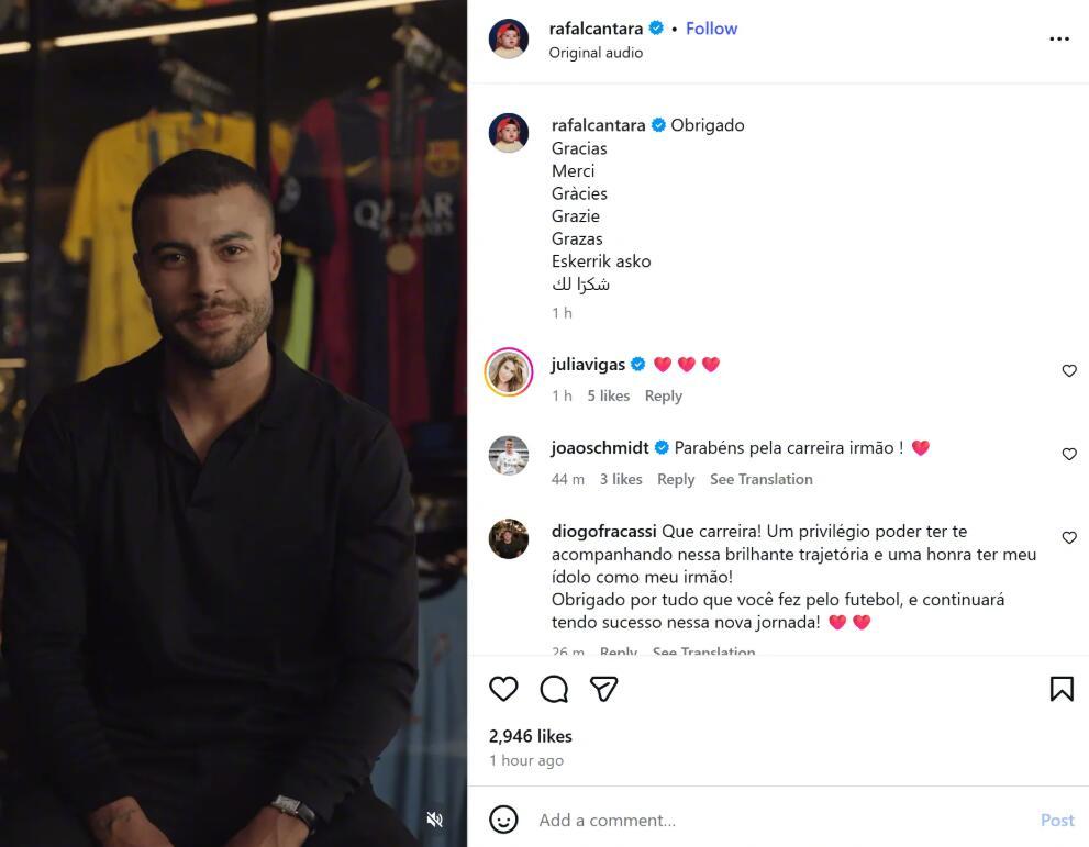 拉菲尼亚32岁因膝伤黯然退役，昔日巴萨三冠王成员为何难逃"玻璃人"魔咒？