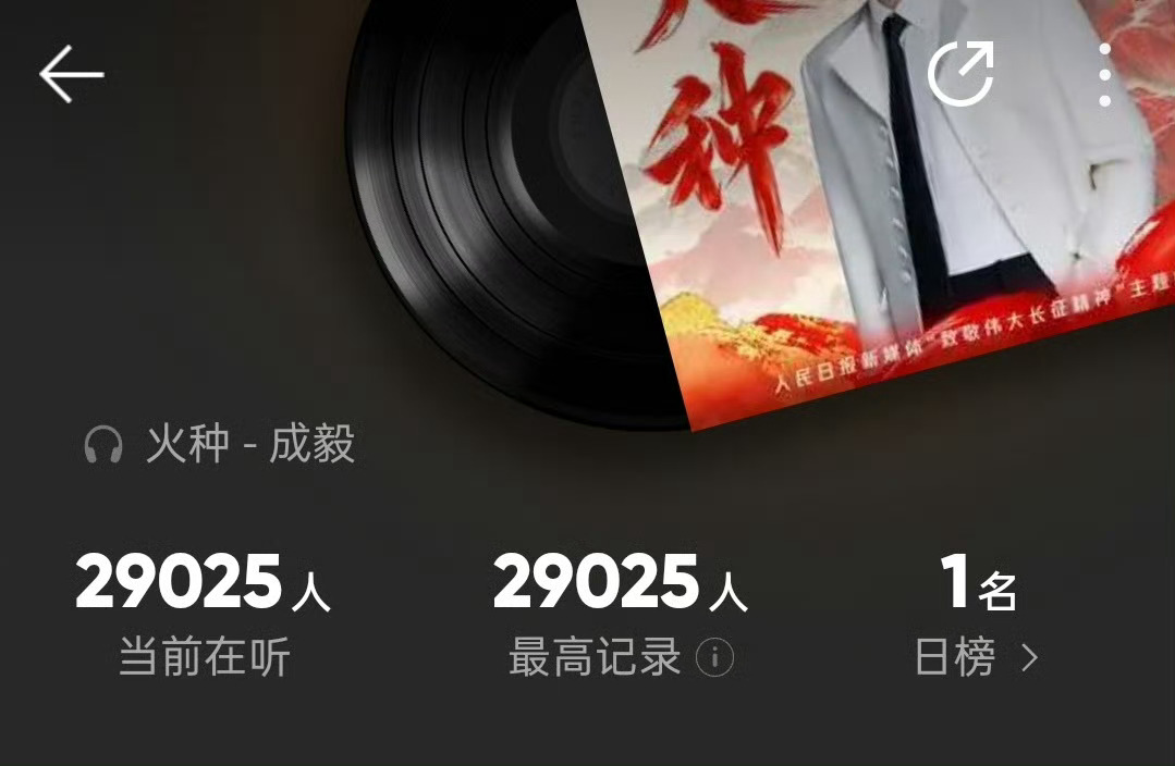成毅火种实时在听第一，循环播放嗓音正