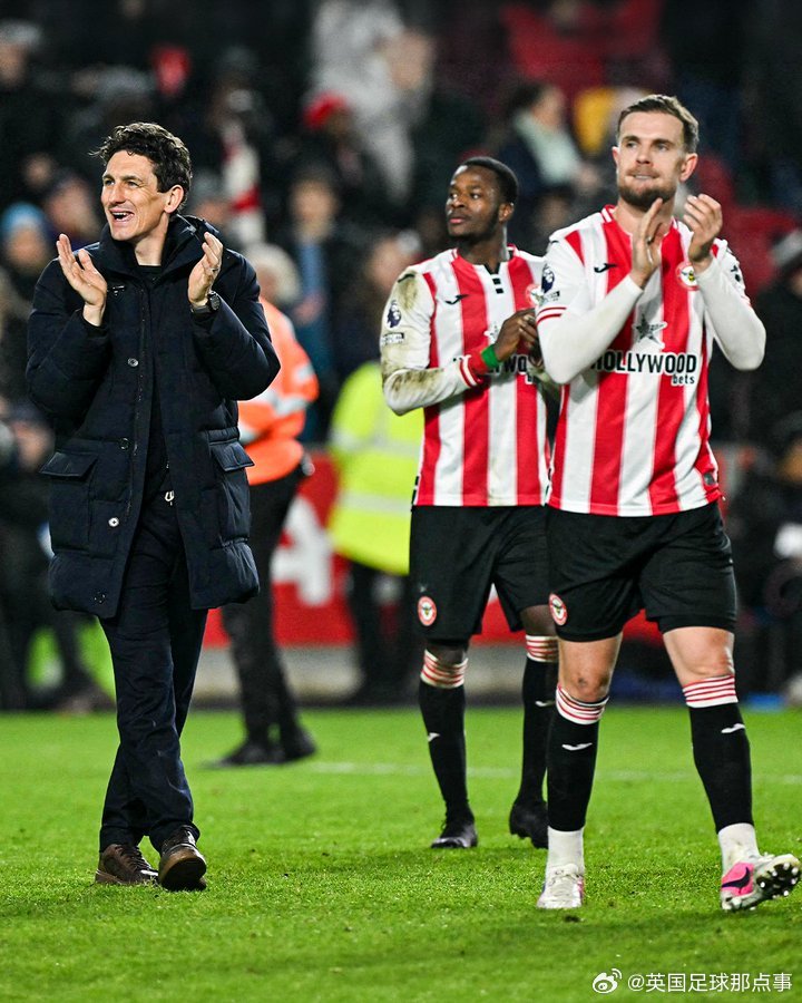 布伦特福德本赛季英超对强队1胜1平,击败利物浦曼联