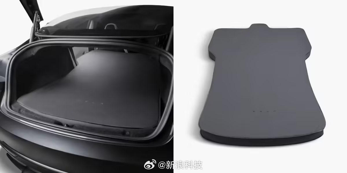 特斯拉北美推出1600元Model3专用充气床垫
