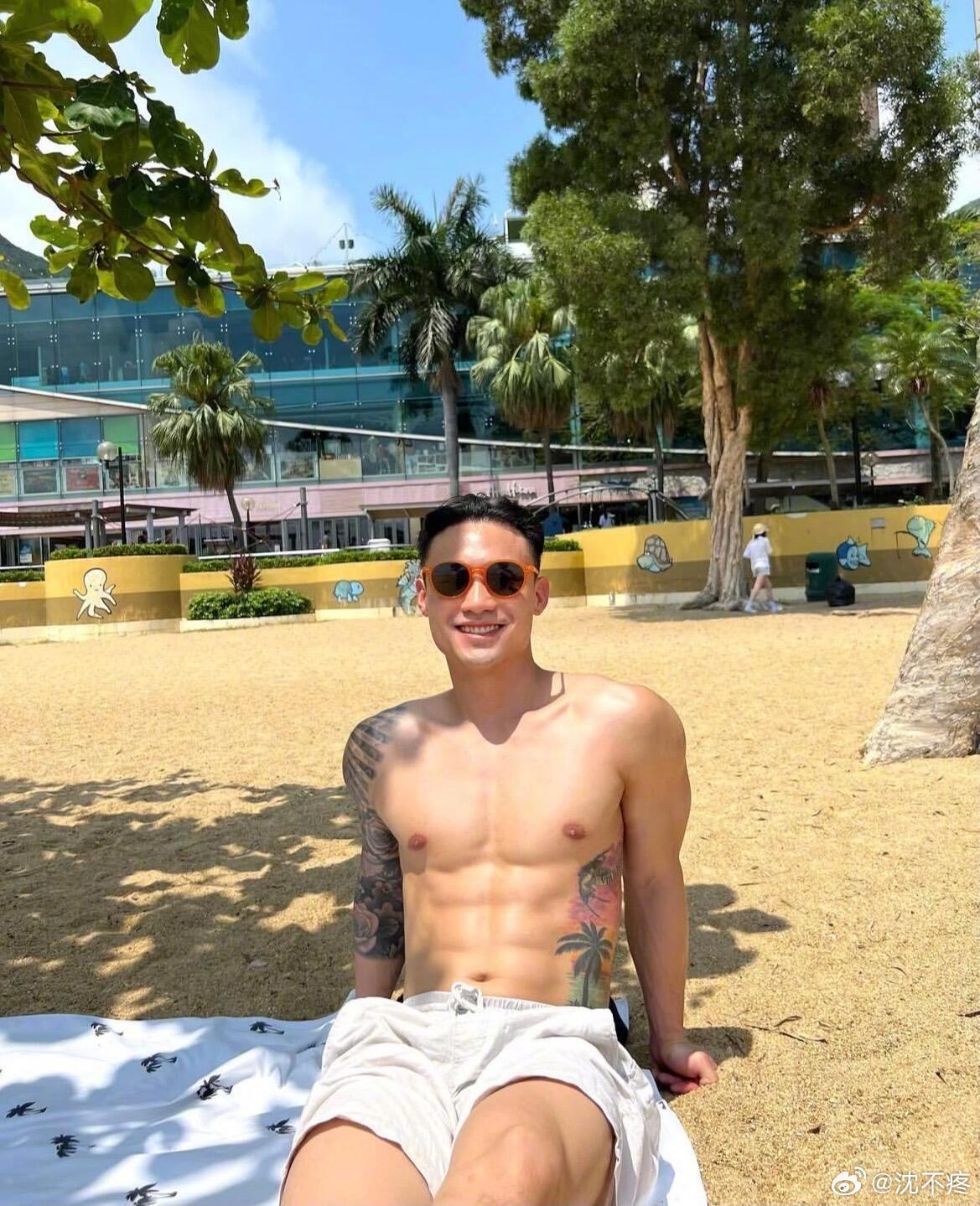 阿Sa蔡卓妍男友身材引热议