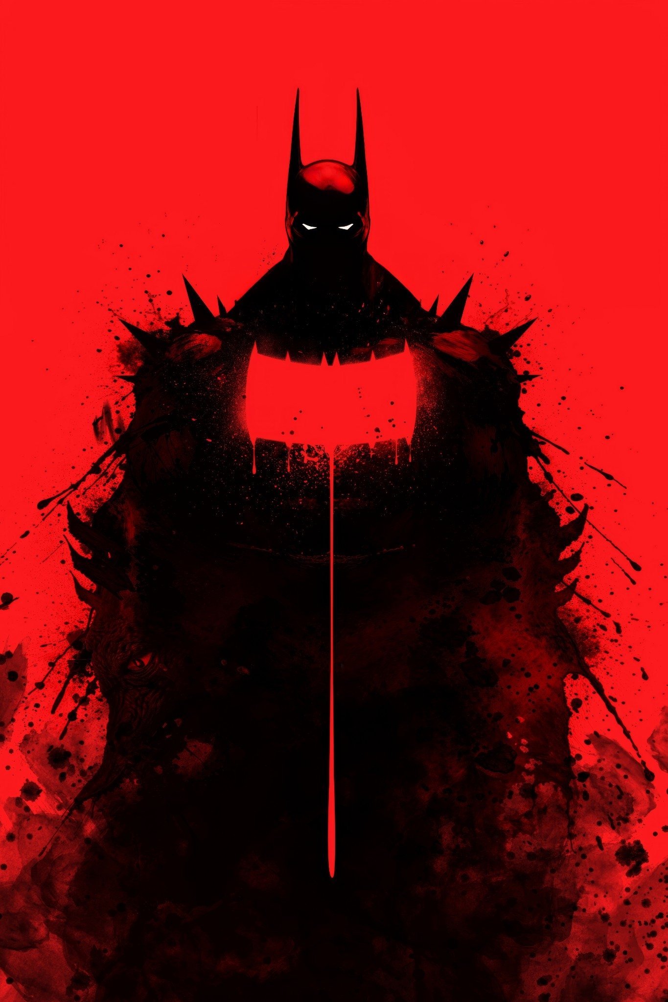 BossLogic发布暗黑版DC三巨头万圣节海报