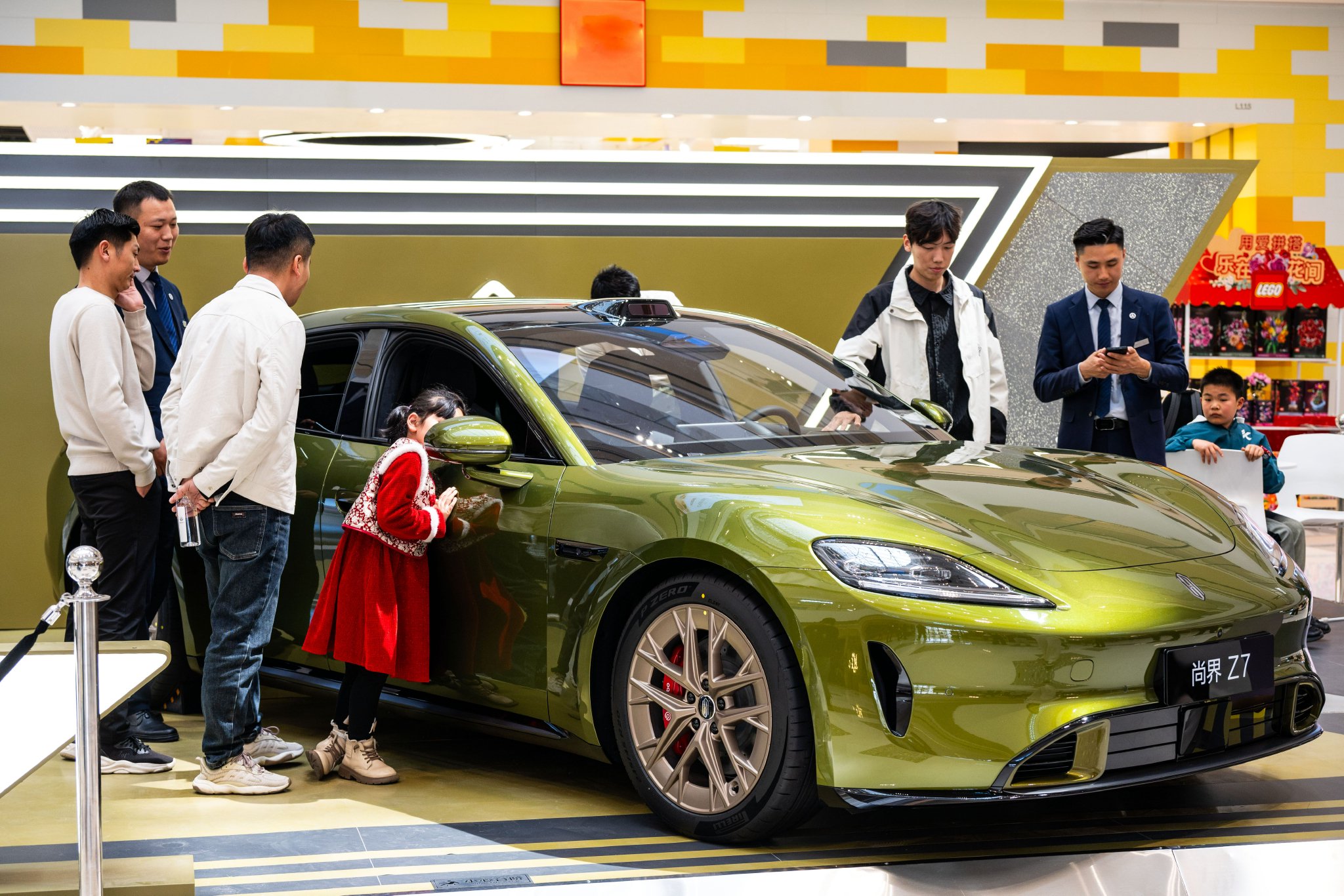 合肥包河万象汇举办尚界Z7安徽首展