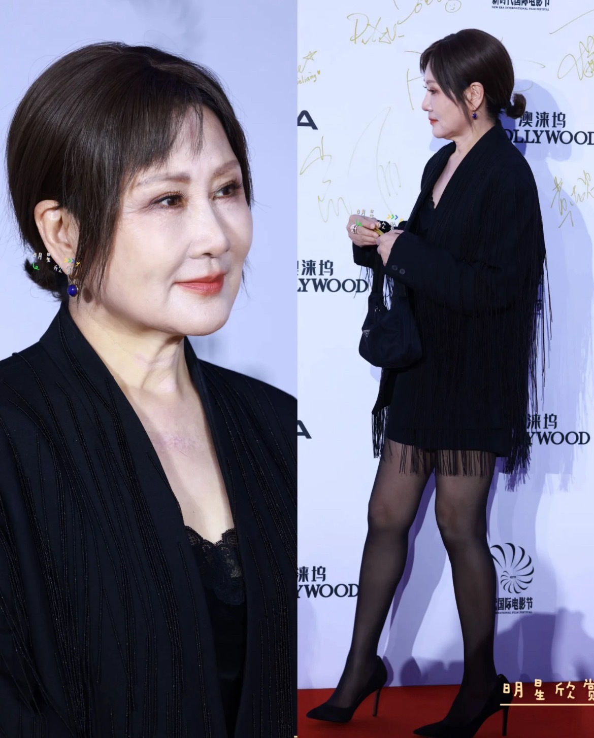 张凯丽亮相澳门新时代电影节红毯