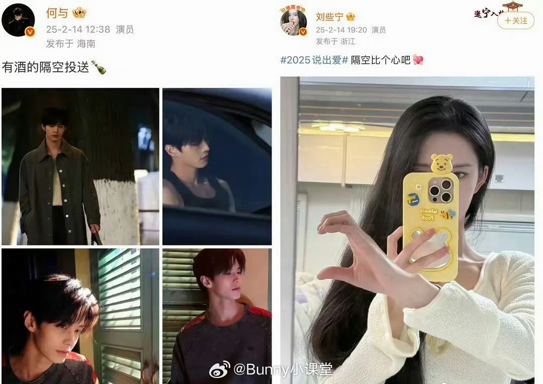 何与、刘些宁工作室先后辟谣，表示单身勿扰