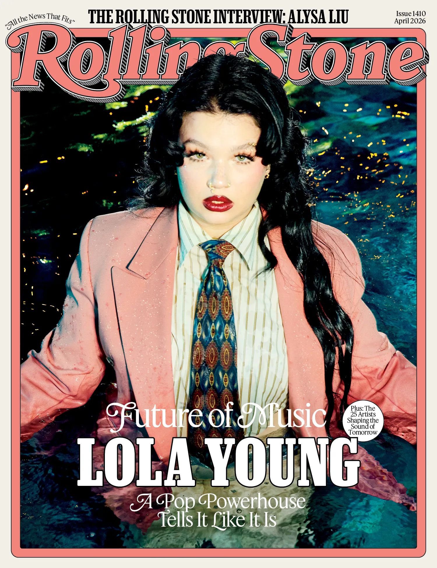 英国新星Lola Young化身神奇女侠登滚石封面