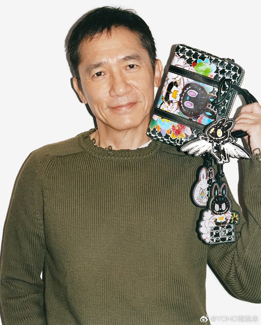 Labubu与moynat联名系列10月发售，梁朝伟杨紫琼演绎