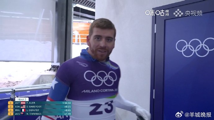 美国钢架雪车选手丹尼尔曾参与北京环球影城设计