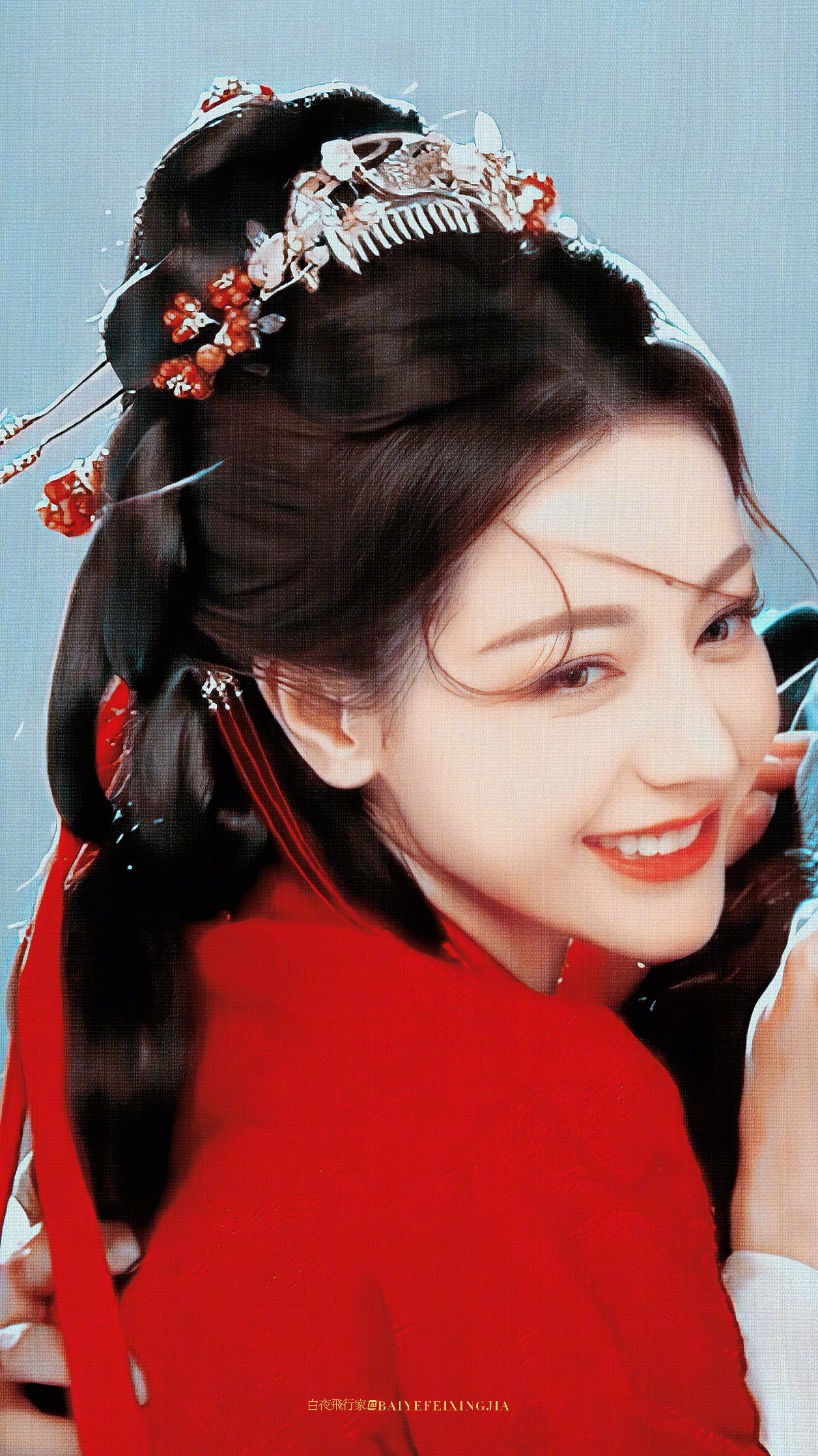 迪丽热巴亮相白日提灯灵珠结咒海报