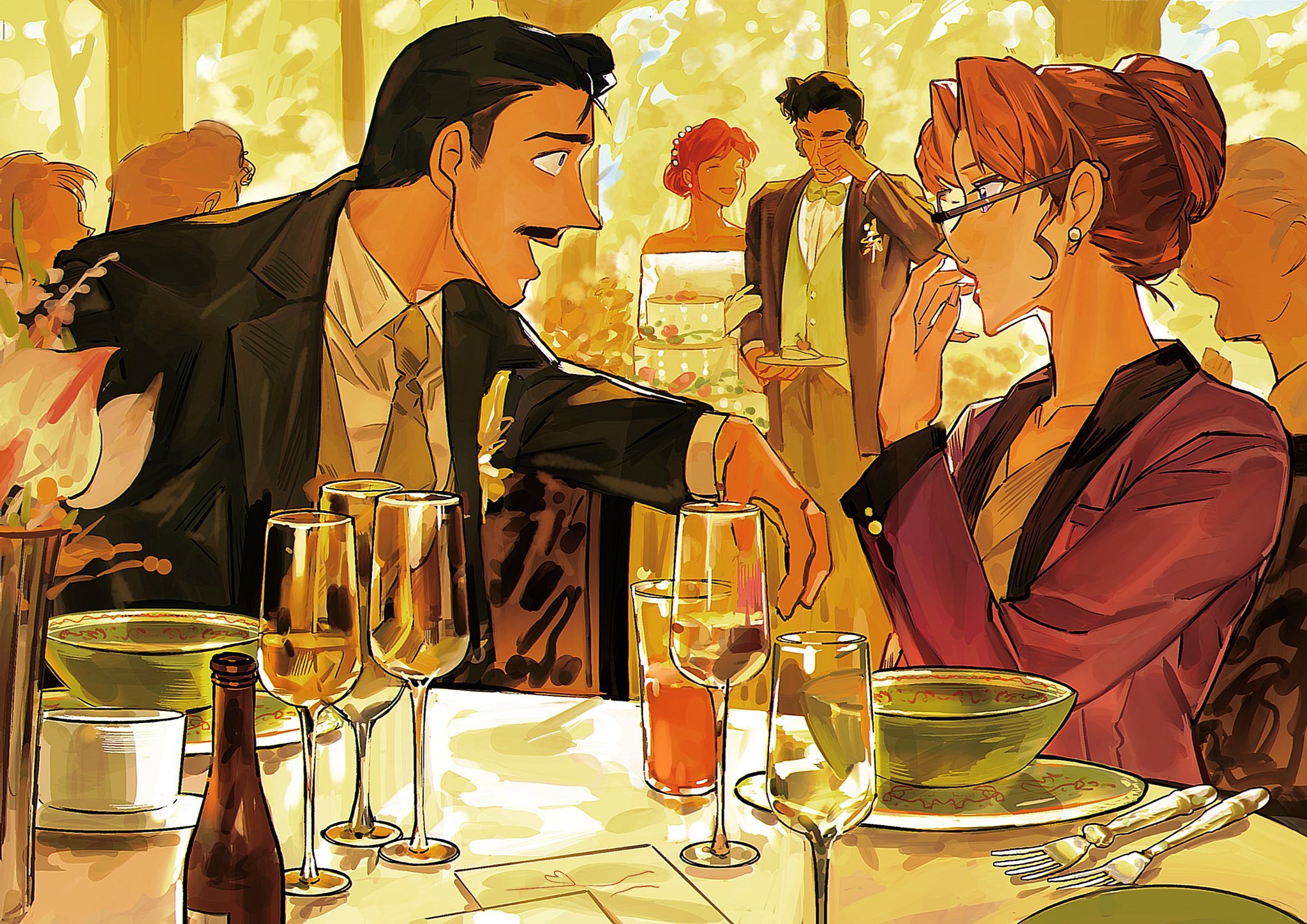 名侦探柯南父母爱情披露宴公开