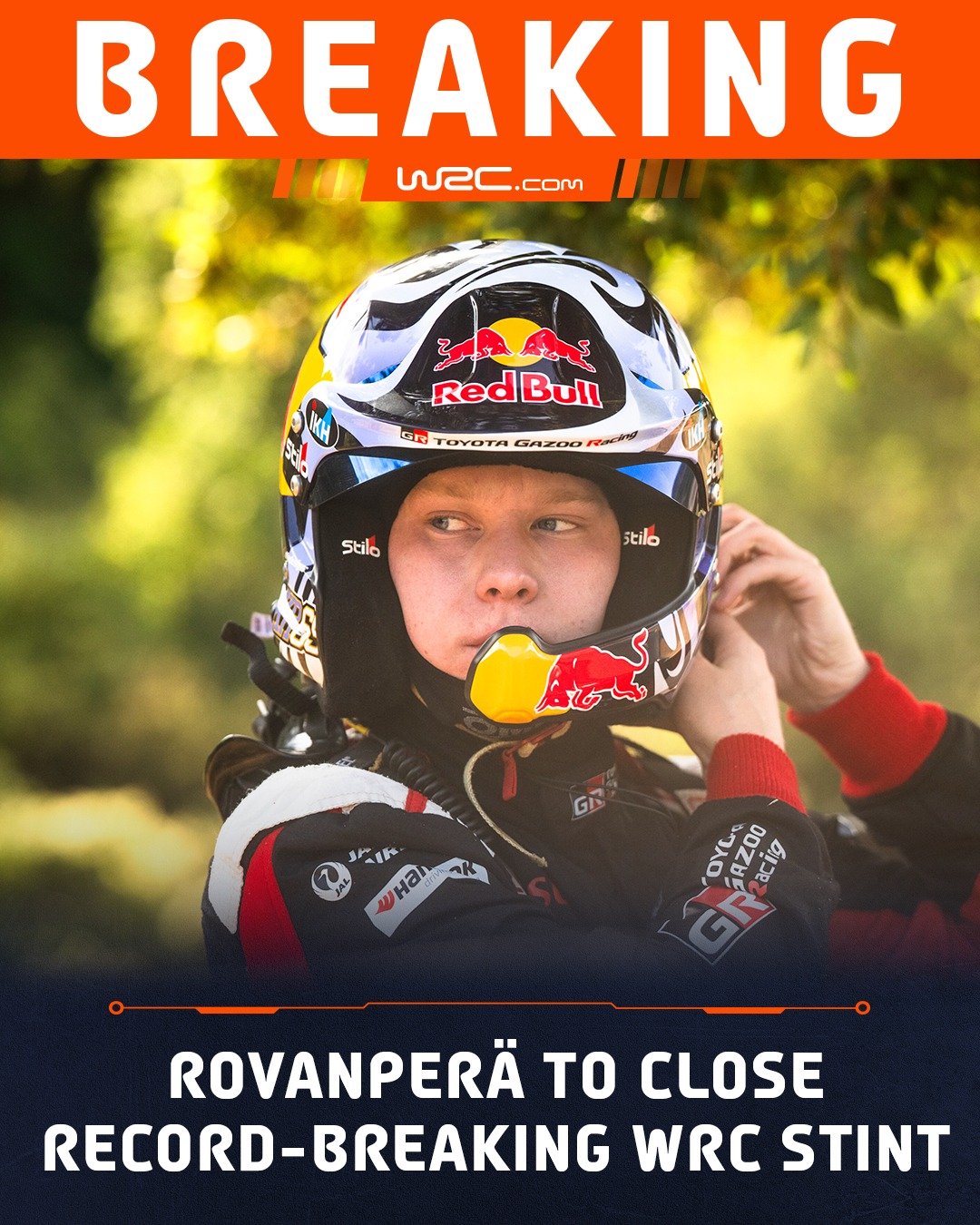 两届WRC世界冠军罗万佩拉宣布退役，将转战日本超级方程式