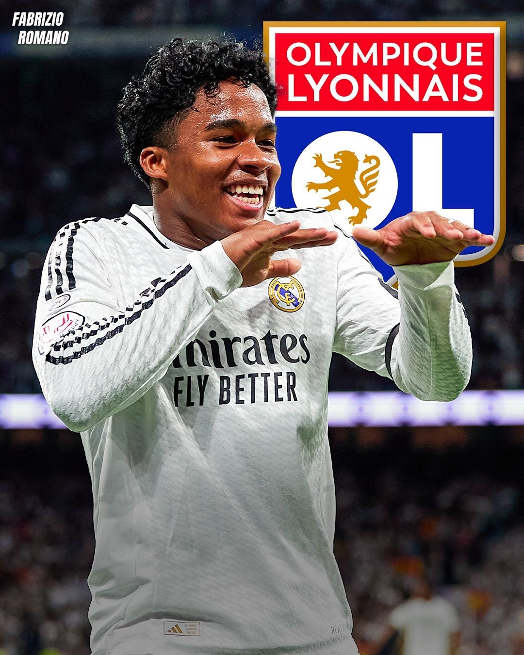 罗马诺称恩德里克首选里昂，租借谈判进展顺利