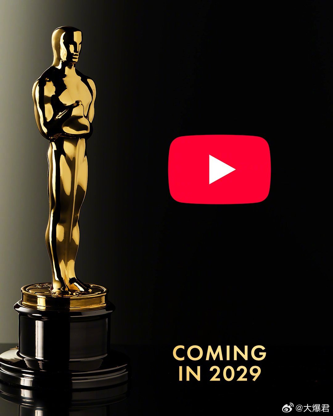 奥斯卡颁奖典礼2029年起由YouTube全球独播