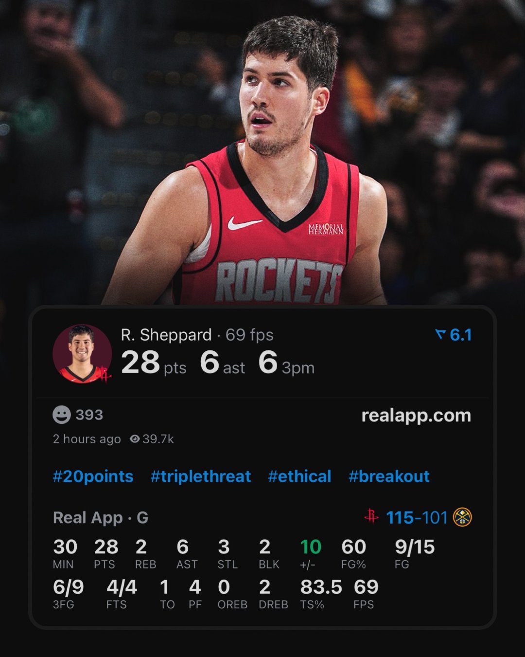 当谢泼德展现出核心持球手级别的自信，休斯顿火箭的战术体系将迎来怎样的升级？