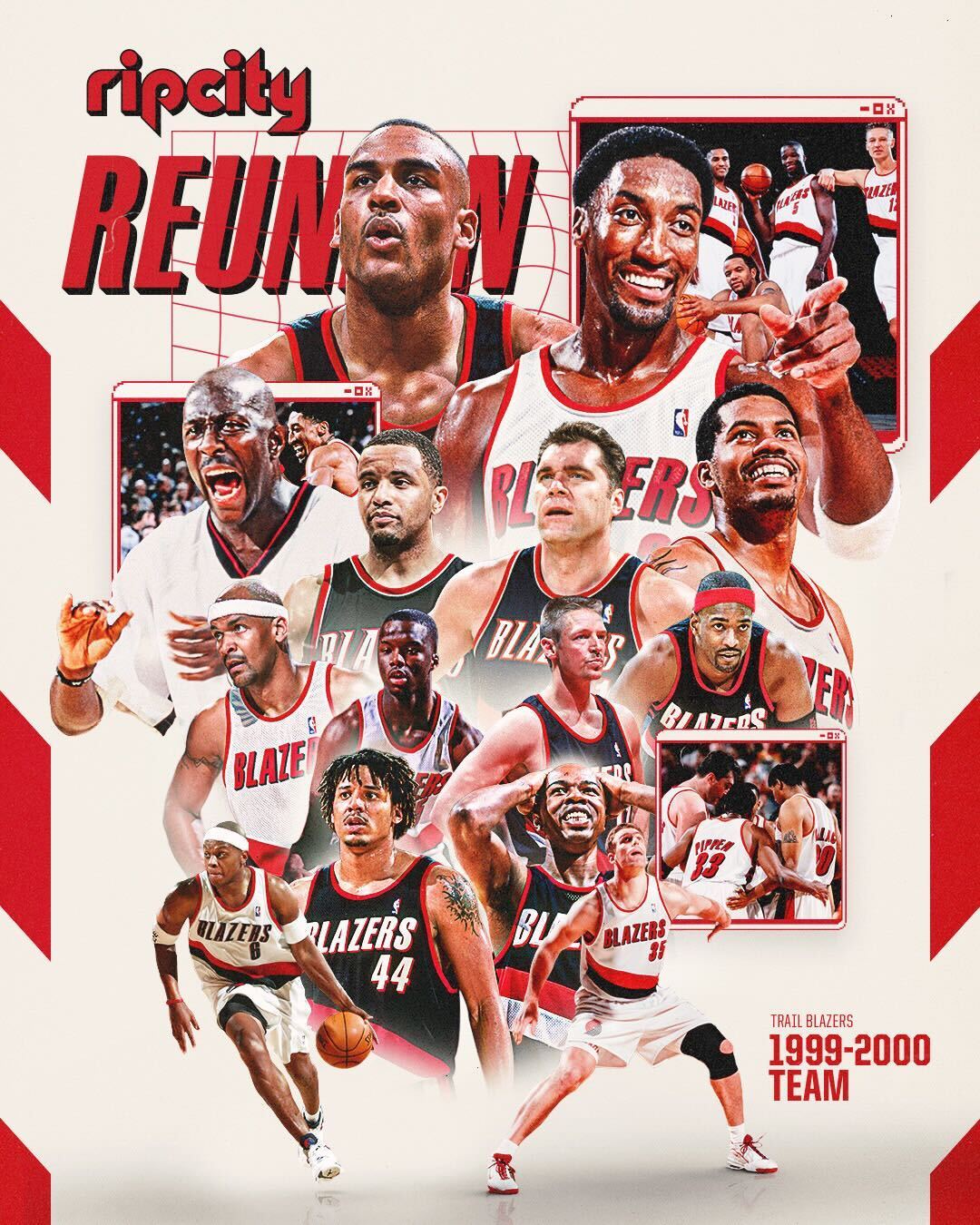 开拓者纪念99-00赛季球队，杨瀚森未获出场机会