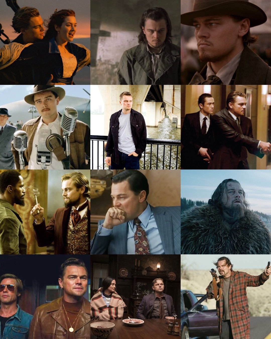 莱昂纳多12部影片入围奥斯卡最佳影片，与德尼罗并列第一