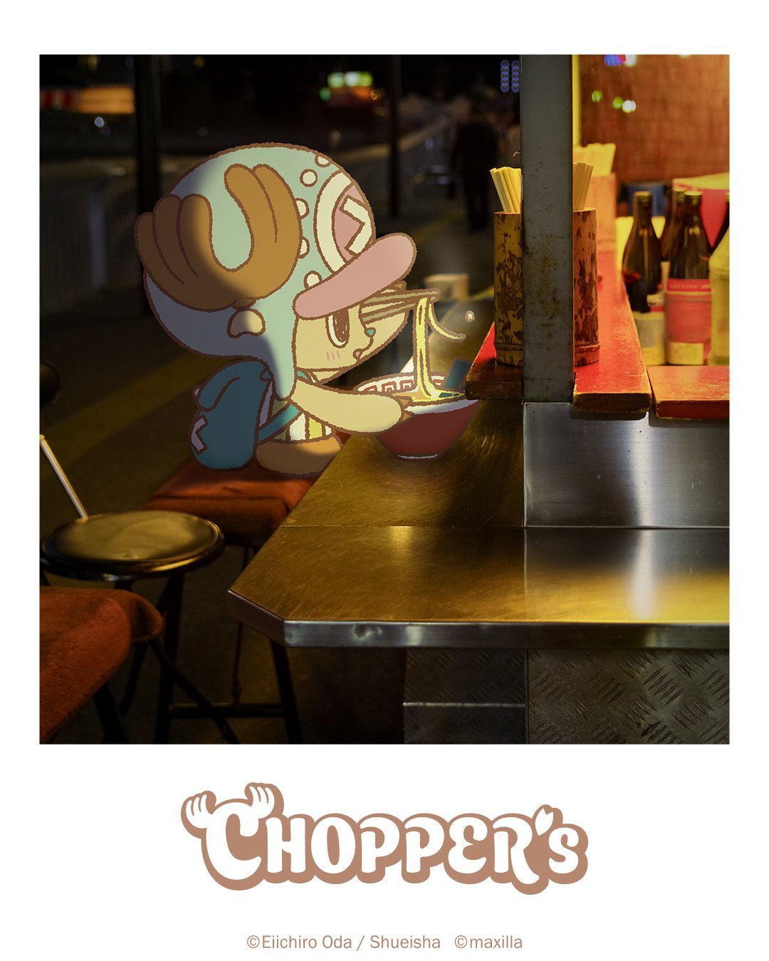 海贼王乔巴新企划发布现实世界拉面摊图