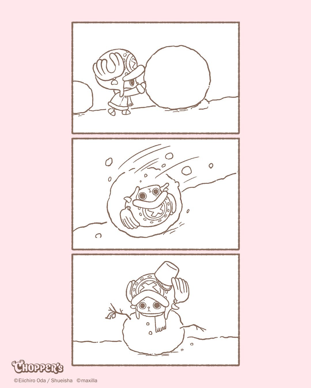 海贼王乔巴新企划发布雪人造型图