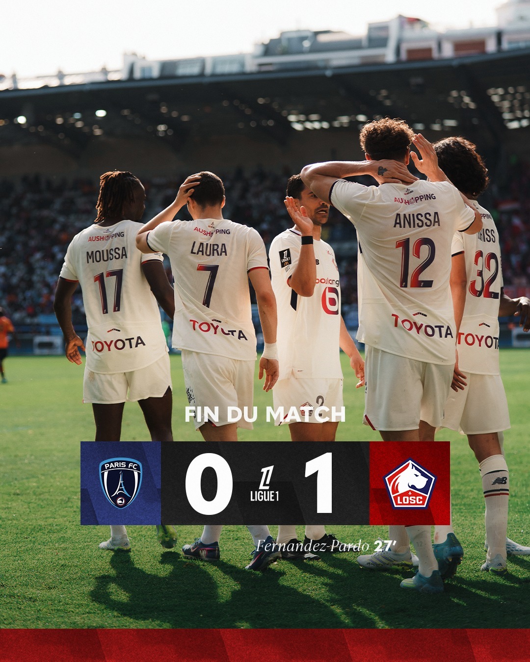 吉鲁替补建功，里尔1：0客胜巴黎FC