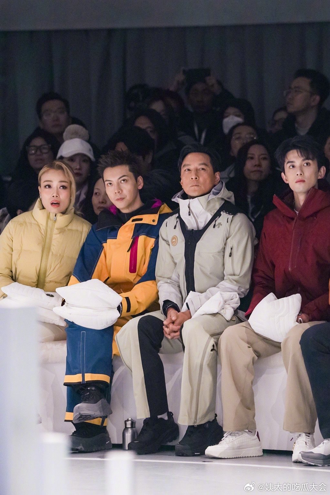 迪桑特问顶未来大秀吴彦祖陈伟霆吴磊容祖儿亮相