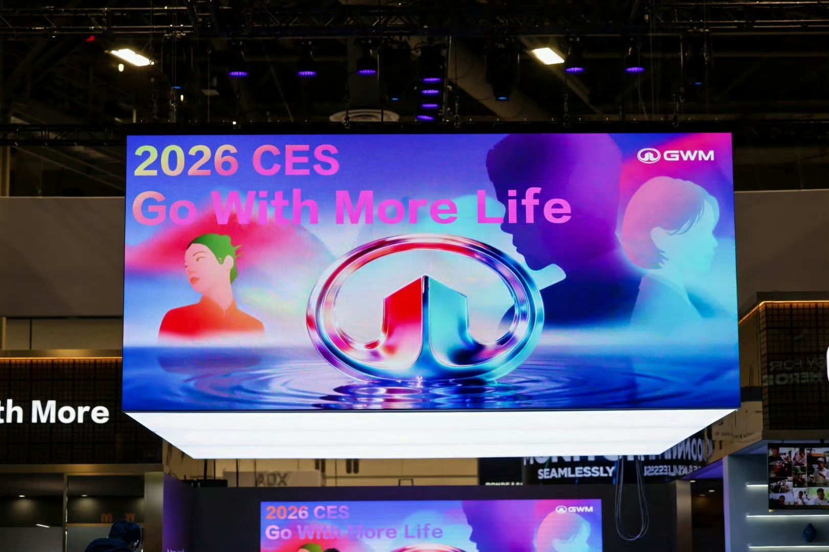 长城汽车携高山蓝山坦克500亮相CES展