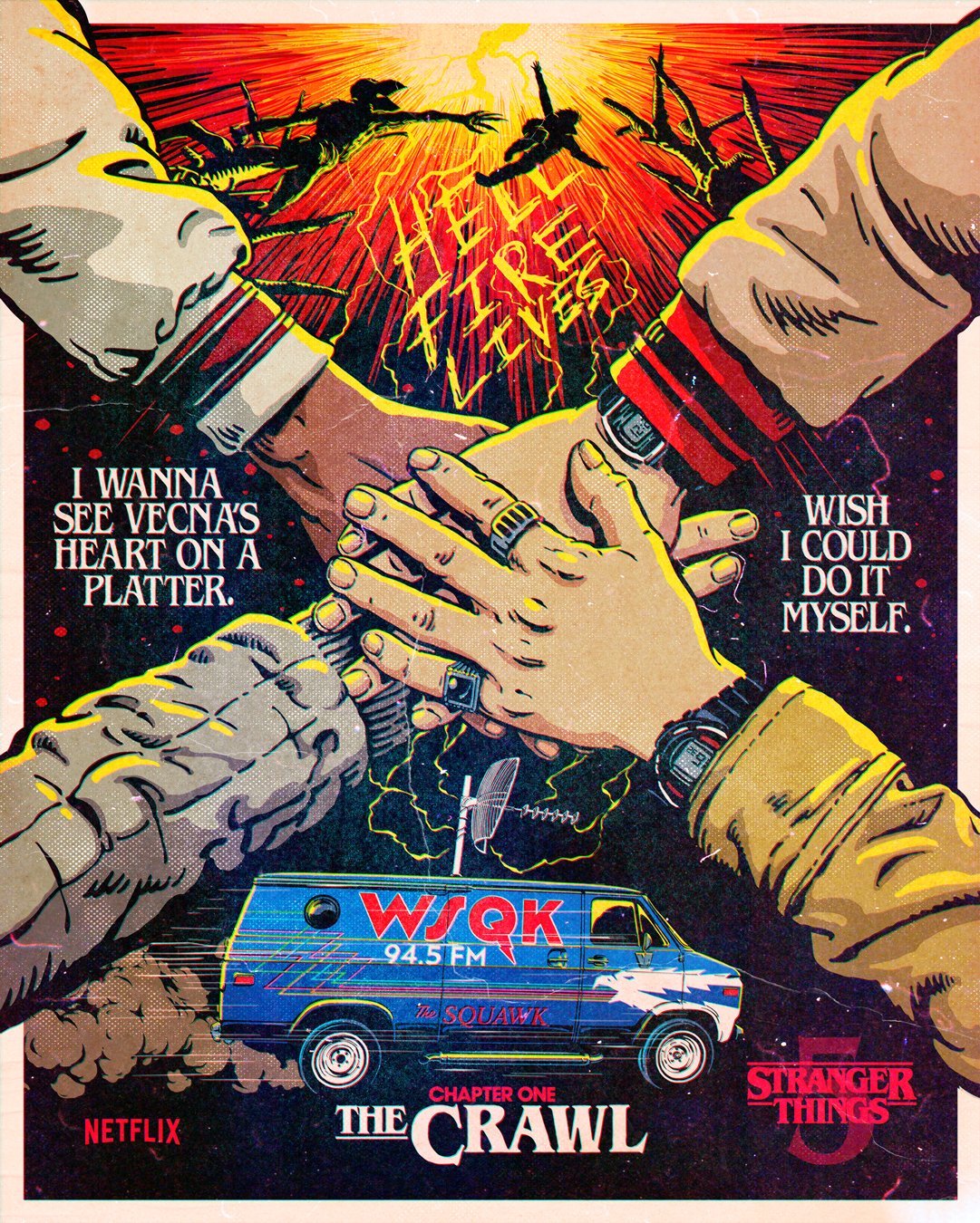 怪奇物语第五季首集海报发布