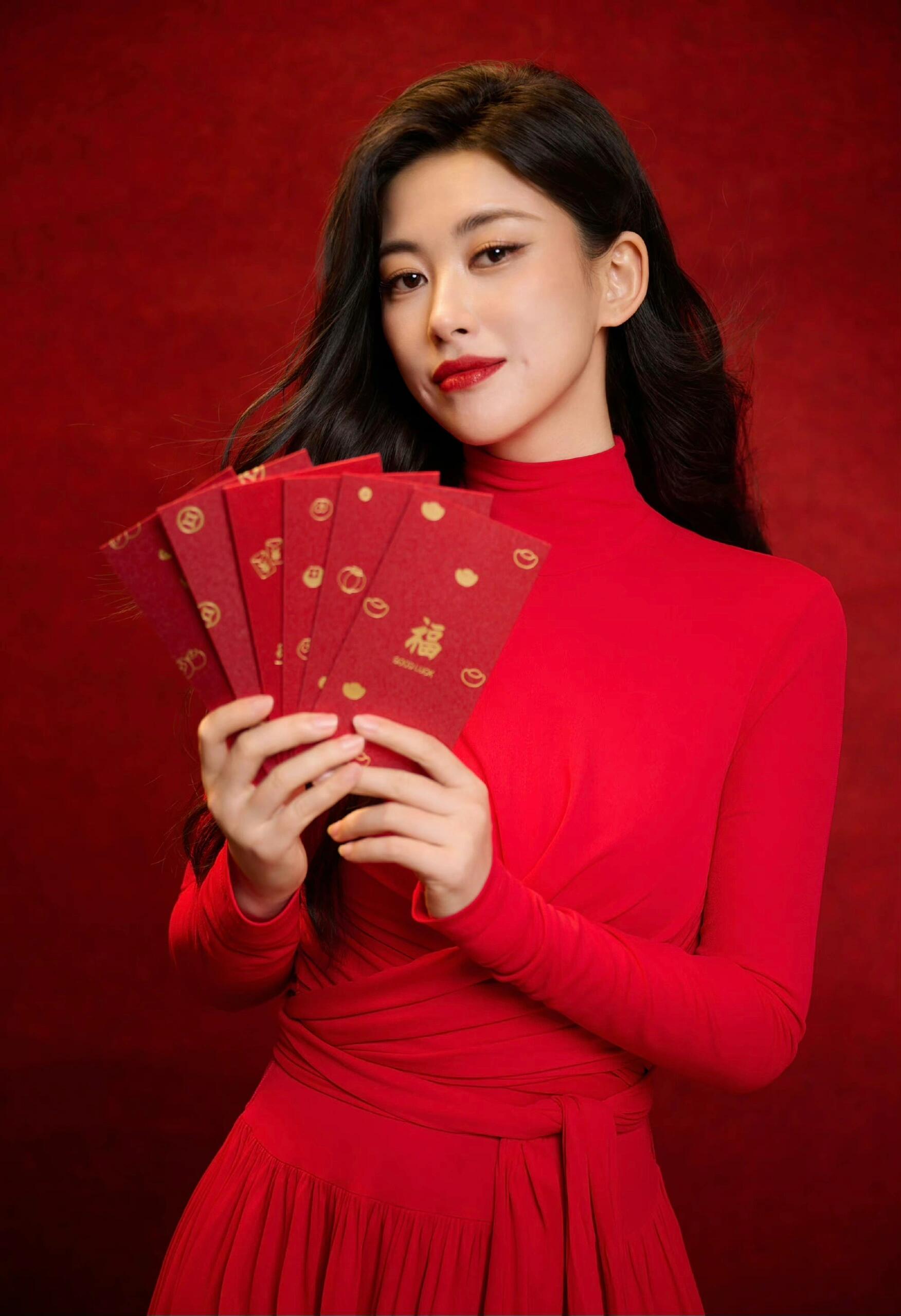 朱珠低饱和色系穿搭诠释老钱范儿