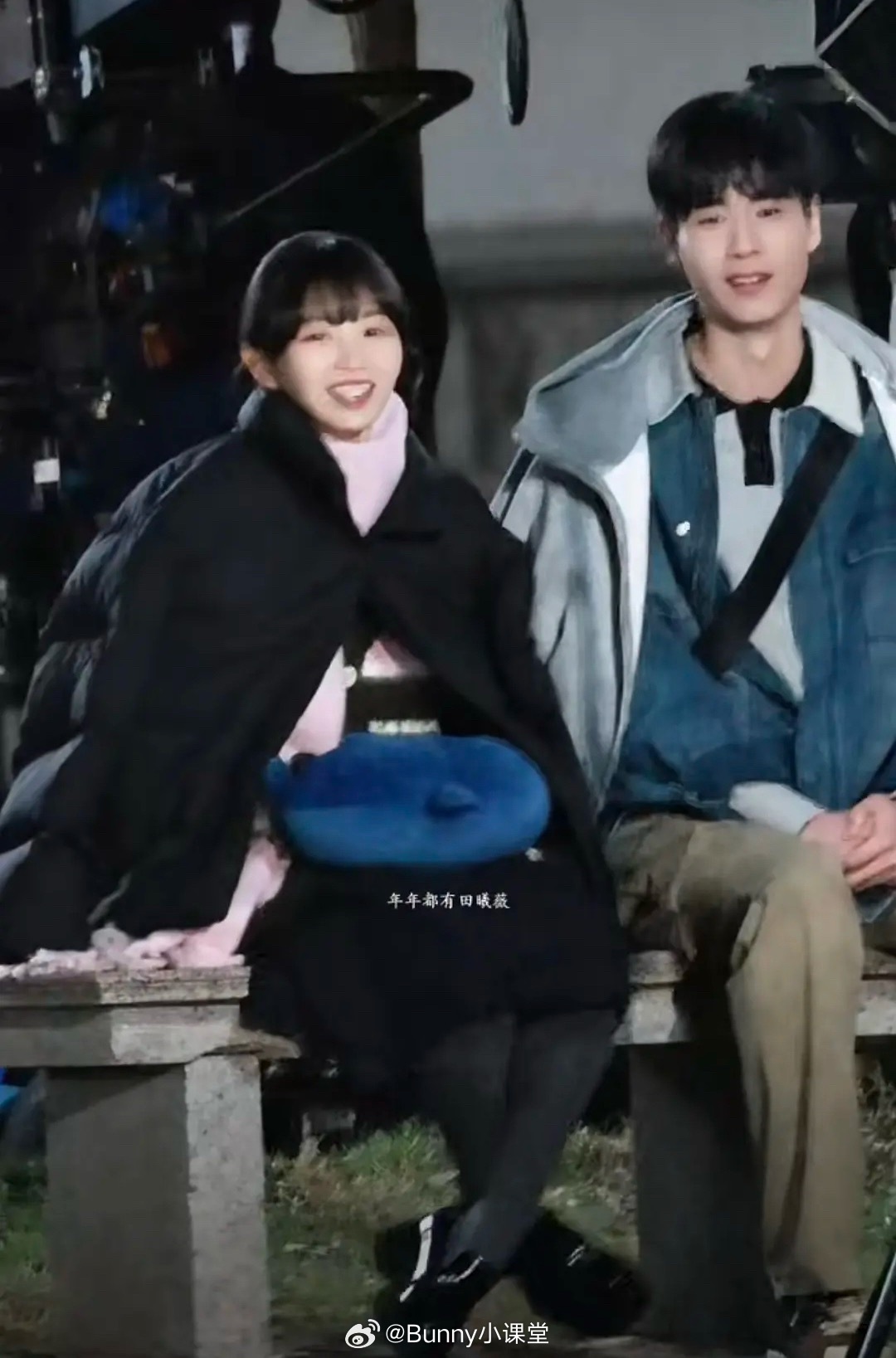 田曦薇胡一天《我的天才女友》路透曝光