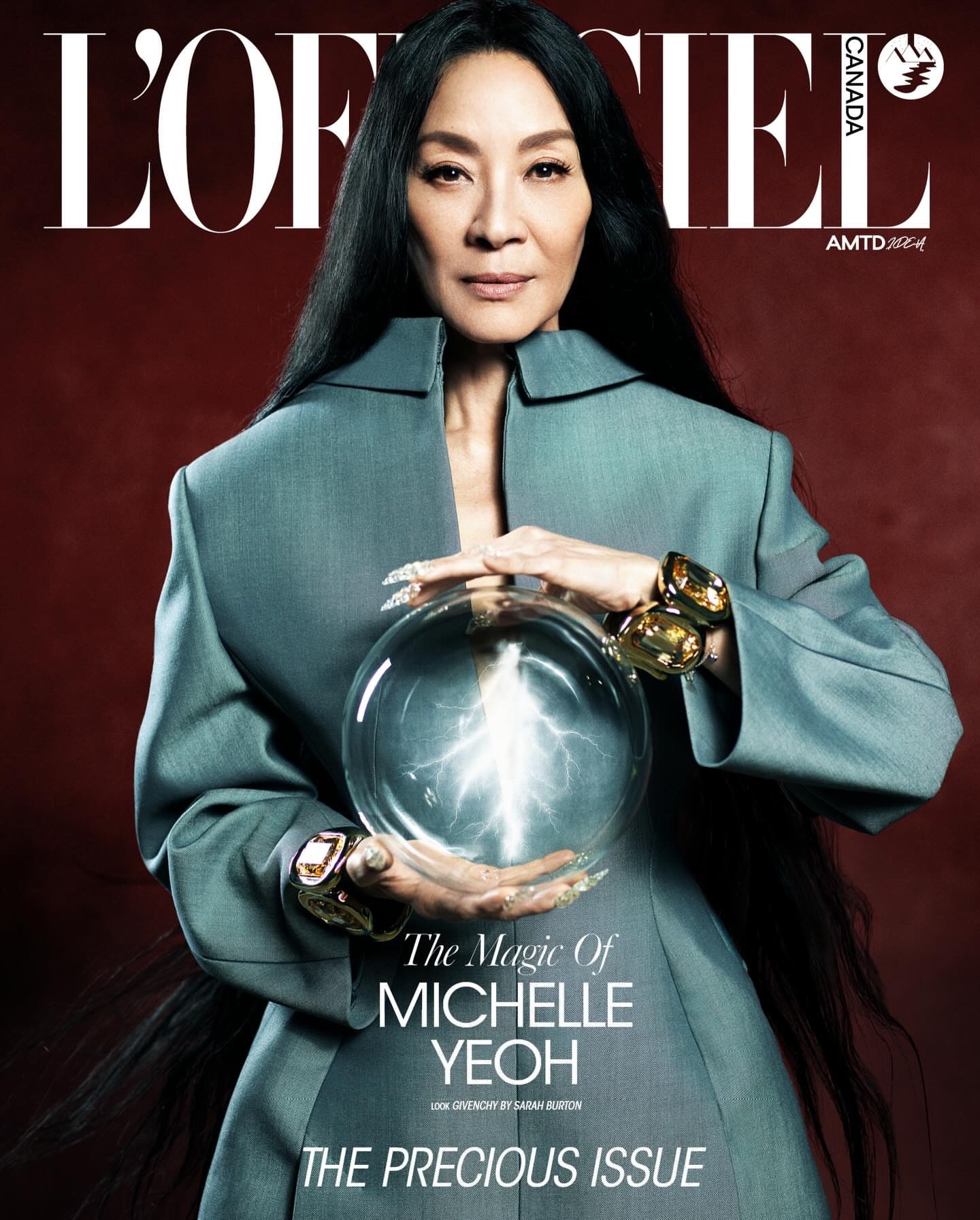 杨紫琼登《L'OFFICIEL》全球封面，获柏林电影节终身成就奖