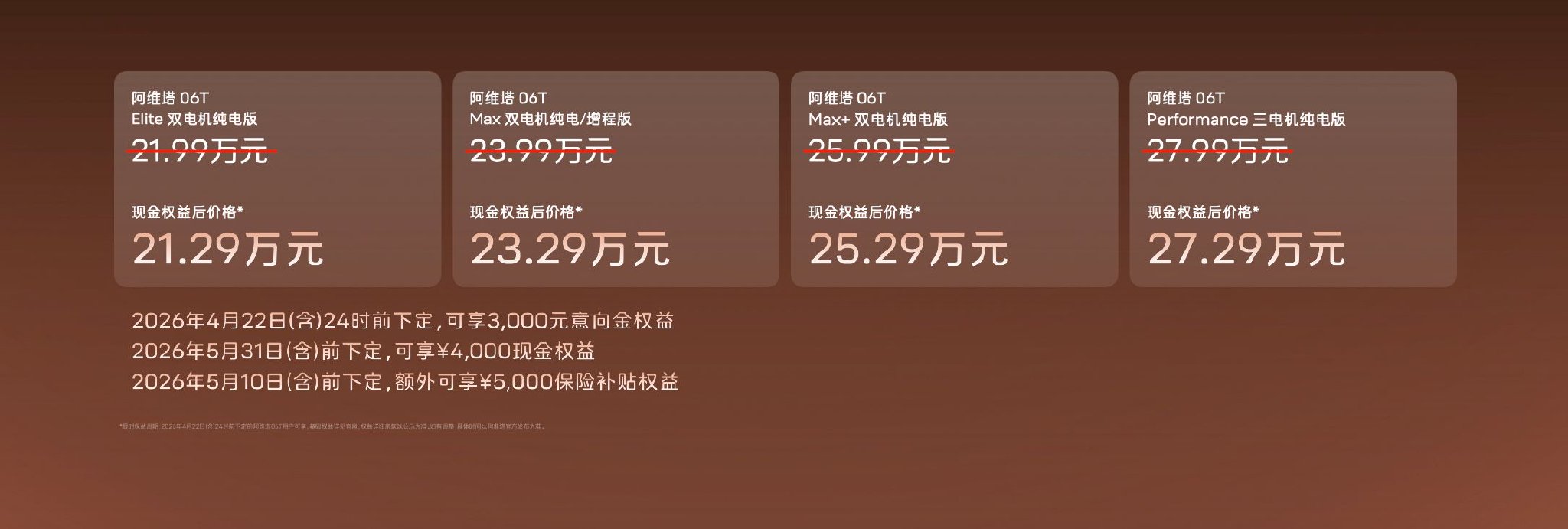 阿维塔06T上市21.59万起，标配智控电驱与896线激光雷达