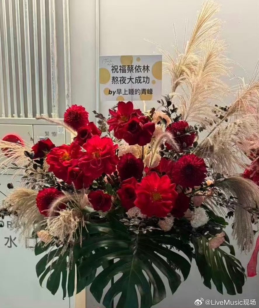 蔡依林Pleasure演唱会倒计时，众星送花篮祝福