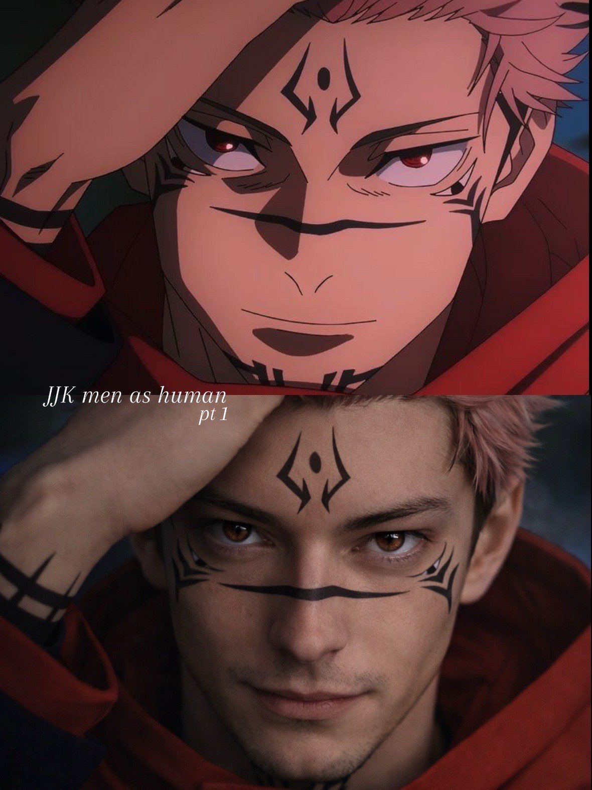 网友用AI生成咒术回战男性角色真人版爆红