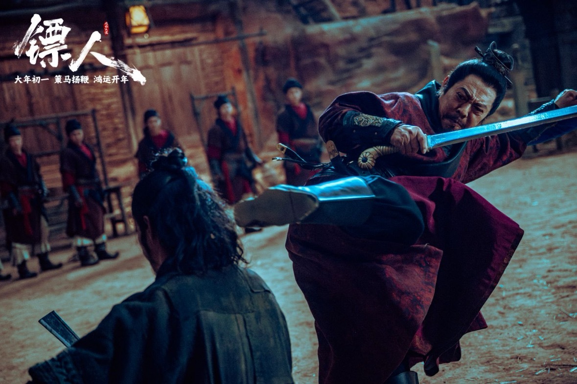 李连杰梁家辉张译惠英红镖人剧照曝光眼神戏拉满